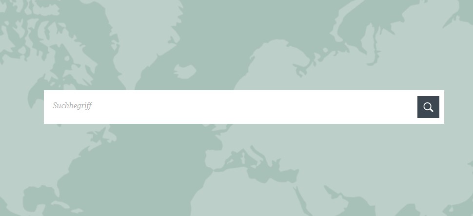 Screenshot der Suchleiste für die Staateninformationen auf der Startseite Screenshot der Suchleiste für die Staateninformationen auf der Startseite